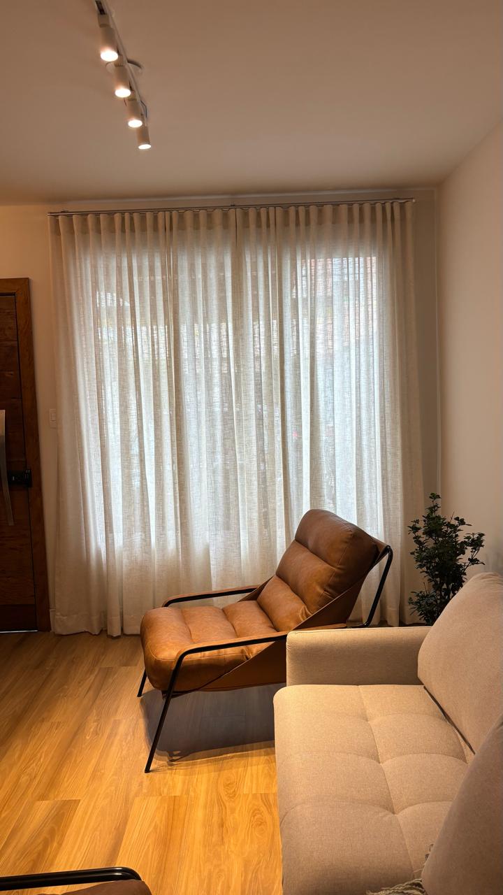 Cortina Wave em Linho Nobre